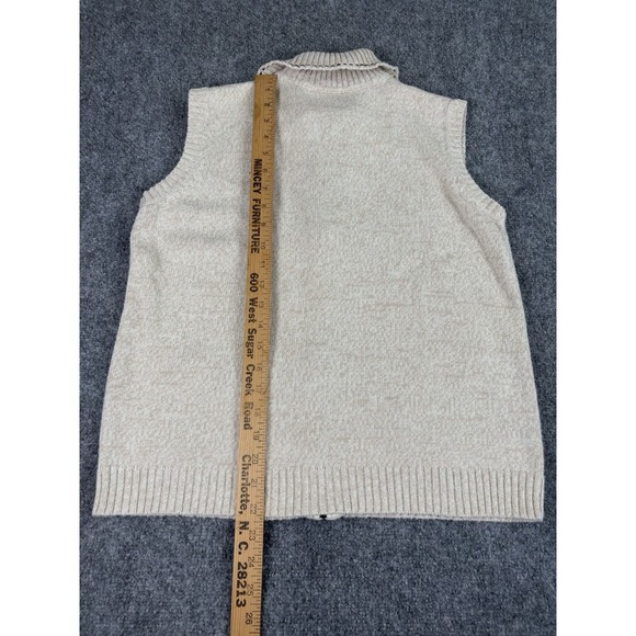 Southern Lady Sweater Vest Womens 8 Fall Autumn Embroidery Seasonal Pumpkin Leaf - Picture 8 of 11